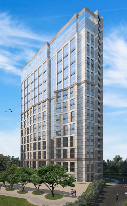 Жилую высотку во дворе на Пулковской исполнят в виде панельной коробки - «Свежие новости строительства»