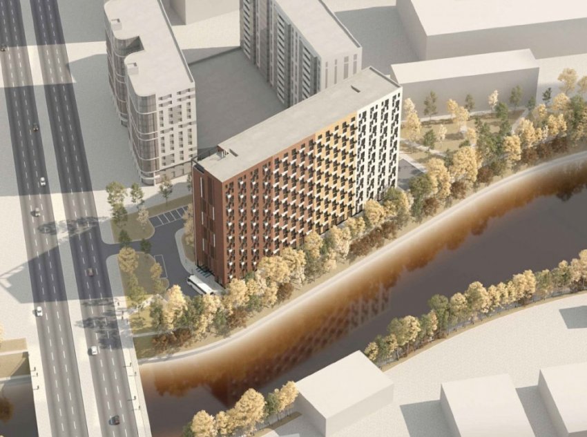 Представлен проект гостиницы на берегу Охты у моста Энергетиков - «Свежие новости строительства»