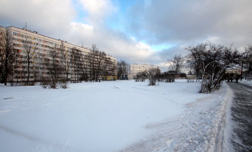 Сквер на проспекте Ветеранов застроят жилым домом - «Свежие новости строительства»