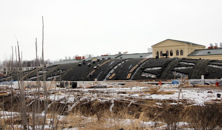 В Конюшенном корпусе с пристроенным «яйцом» в Петергофе открылся СПбГУ - «Свежие новости строительства»