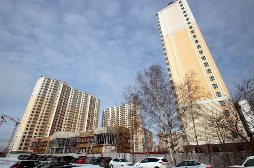 В бывшей промзоне на улице Дыбенко появились три новых жилых дома - «Свежие новости строительства»