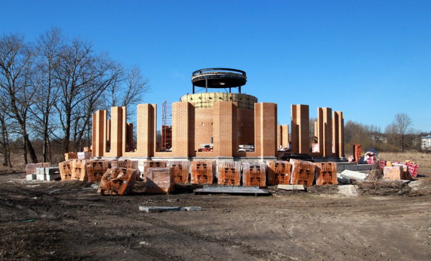 На Петербургском шоссе в Пулковском строят что-то круглое - «Свежие новости строительства»