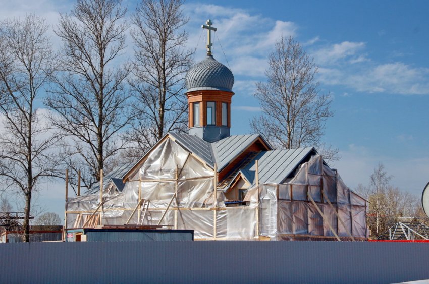 В Старо-Панове на Таллинском шоссе строят церковь - «Свежие новости строительства»