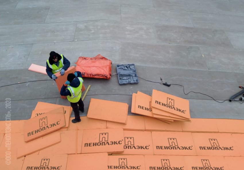 ПЕНОПЛЭКС® — оптимальное техническое решение для теплоизоляции плоских кровель - «Технологии строительства»