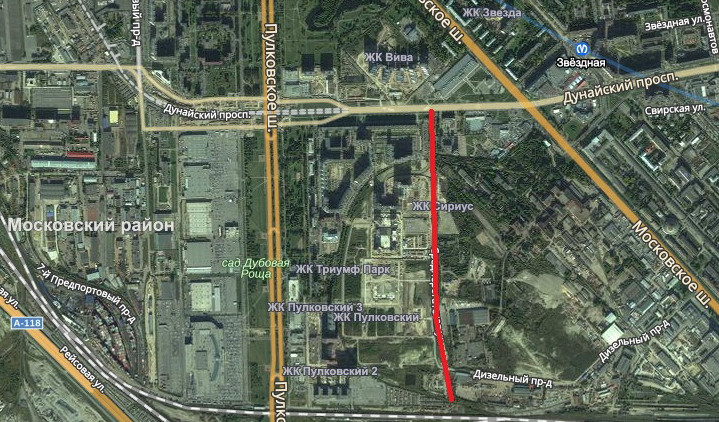 Среднерогатскую улицу в Московском районе хотят построить после 2017 года - «Свежие новости строительства»