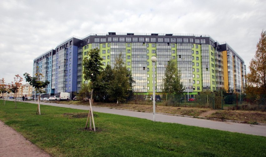 На улице Архитектора Данини сдали разноцветный жилой дом - «Свежие новости строительства»