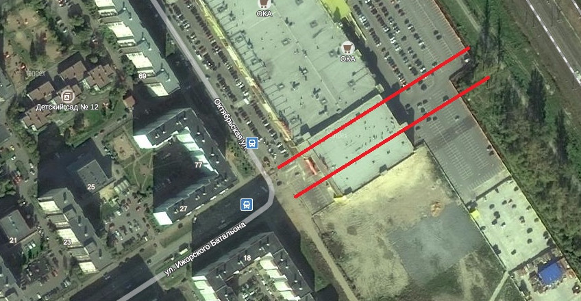 В Колпине вместо улицы построили новую очередь ТРК «Ока» - «Свежие новости строительства»