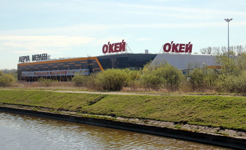 На Литориновом уступе в Полежаевском парке построили коробку «О’кея» - «Свежие новости строительства»