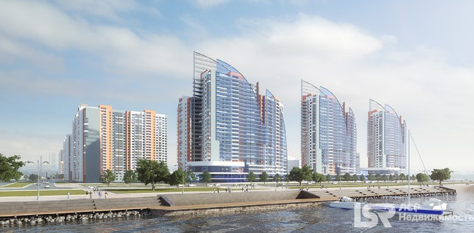 ЛСР построит три жилые 25-этажки «Паруса» на Балтийском бульваре к 2019 году - «Свежие новости строительства»