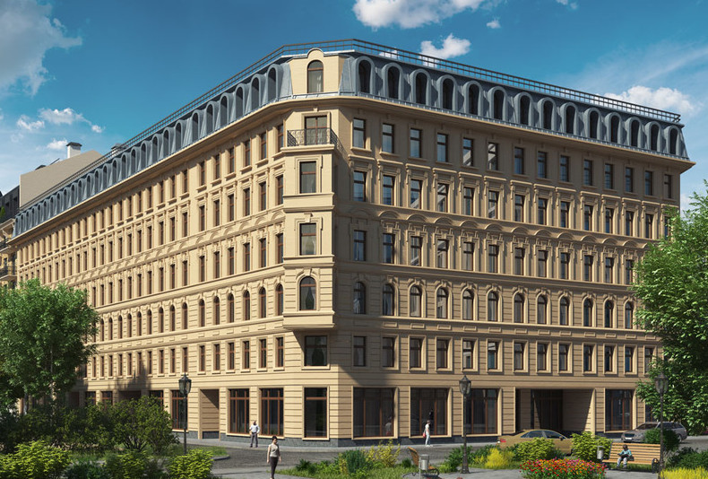 Setl начинает полувоссоздание доходного дома в Дегтярном переулке - «Свежие новости строительства»