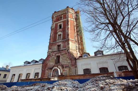В Пушкине завершается ремонт Певческой башни у Лицея - «Свежие новости строительства»