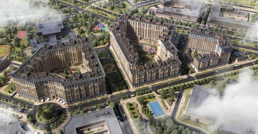 На проспекте Авиаконструкторов построят жилой дом с колоннами - «Свежие новости строительства»