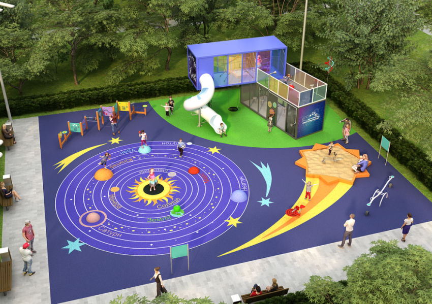 Новый тренд детских площадок - обучение через игру - «Строим Город»