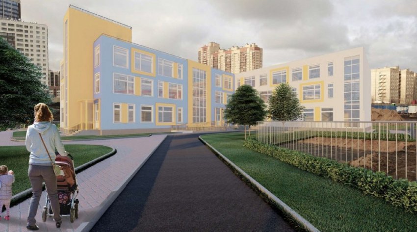 Во дворах на Витебском проспекте у метро «Купчино» построят детский сад - «Свежие новости строительства»