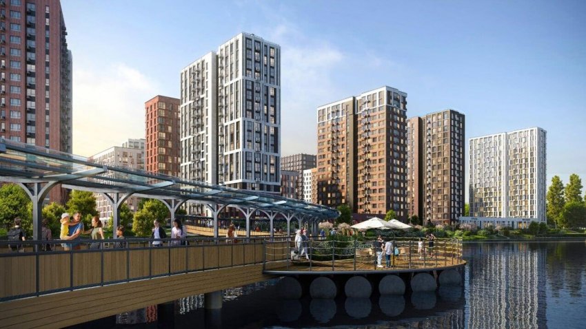 "А101" построит пешеходный мост через реку Сосенку в Новой Москве - «Строительство»