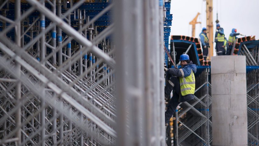 У Каширского шоссе в Подмосковье начали строить эстакаду - «Строительство»