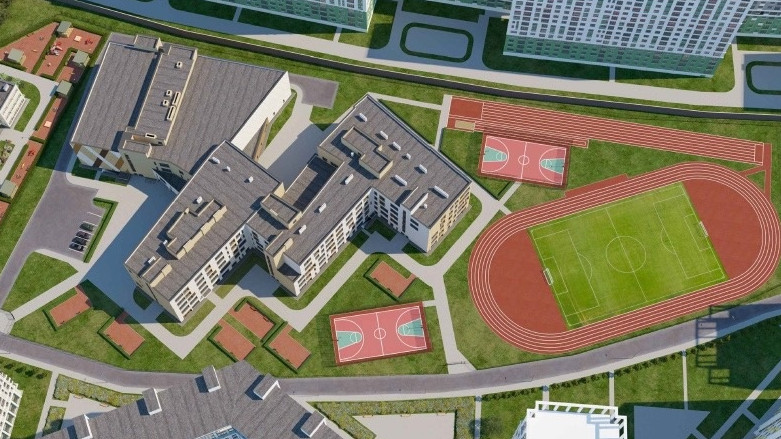 В квартале на проспекте Крузеншерна на намыве построят школу-гигант - «Свежие новости строительства»