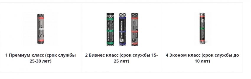 Рулонные материалы ТехноНиколь