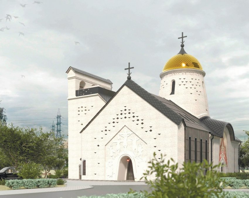 Представлен проект Раховской церкви на Витебском проспекте у Дунайского - «Свежие новости строительства»