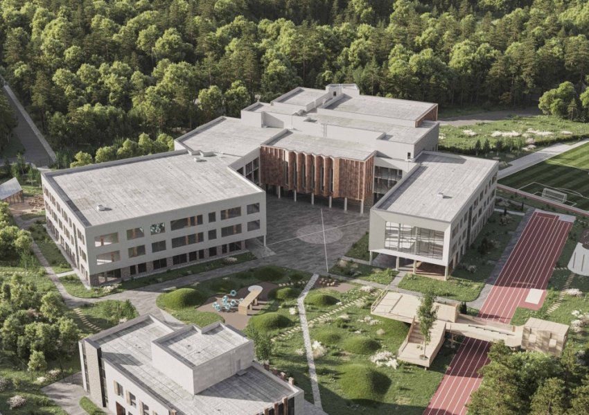 Школа в Детскосельском будет состоять из двух корпусов - «Свежие новости строительства»