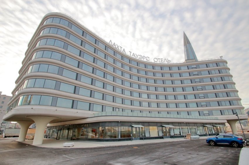 Гостиницу-пропеллер на берегу Лахтинской гавани ввели в эксплуатацию - «Свежие новости строительства»