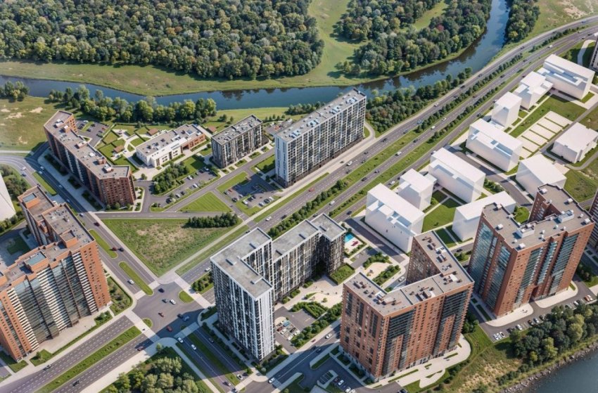 КГА показал, какой будет застройка спрямленного проспекта в Усть-Славянке - «Свежие новости строительства»