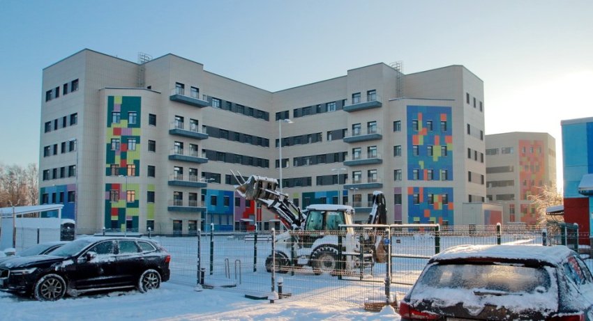 Детская больница на Авангардной улице пополнилась новым корпусом - «Свежие новости строительства»